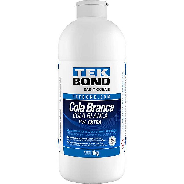 Cola branca extra 1kg TEKBOND