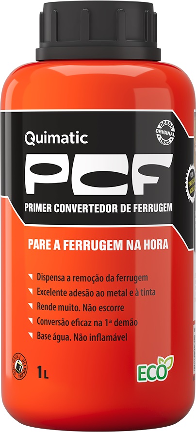 Convertedor de ferrugem PCF Primer 1L QUIMATIC