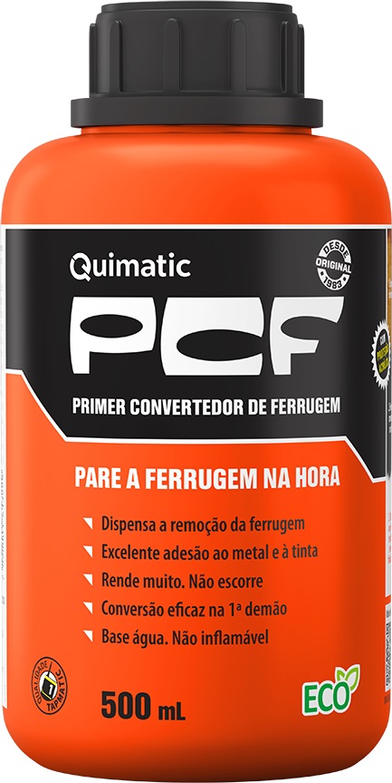Convertedor de ferrugem PCF Primer 500ml QUIMATIC