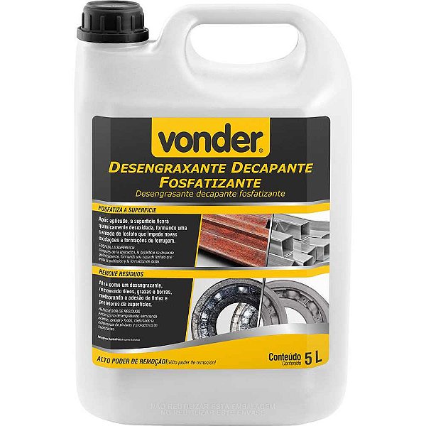 Desengraxante decapante fosfatizante 5 litros VONDER