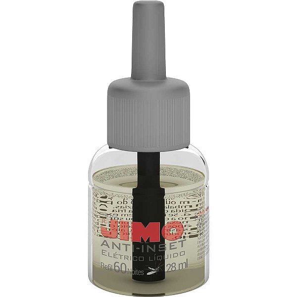 Refil líquido para repelente elétrico 28ml Anti-Inset 60 Noites 1215-9 JIMO