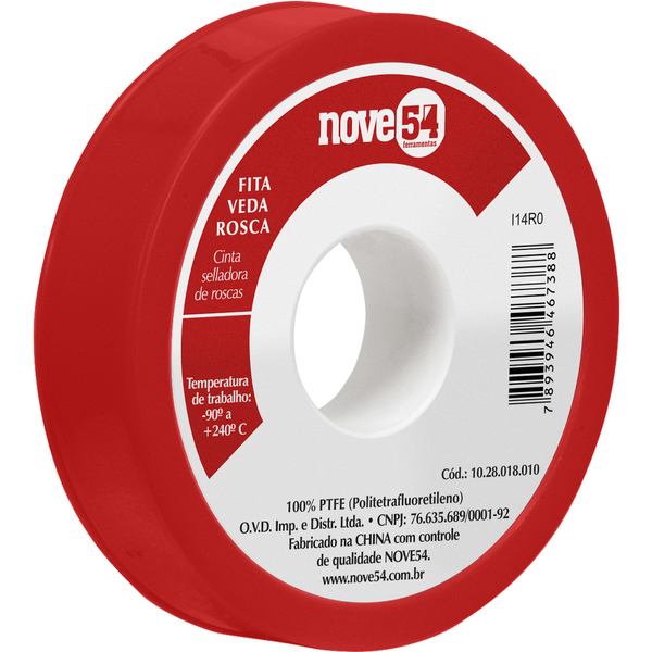 Fita veda-rosca 12mm x 5m NOVE54