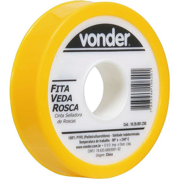 Fita veda-rosca 18mm x 50m VONDER