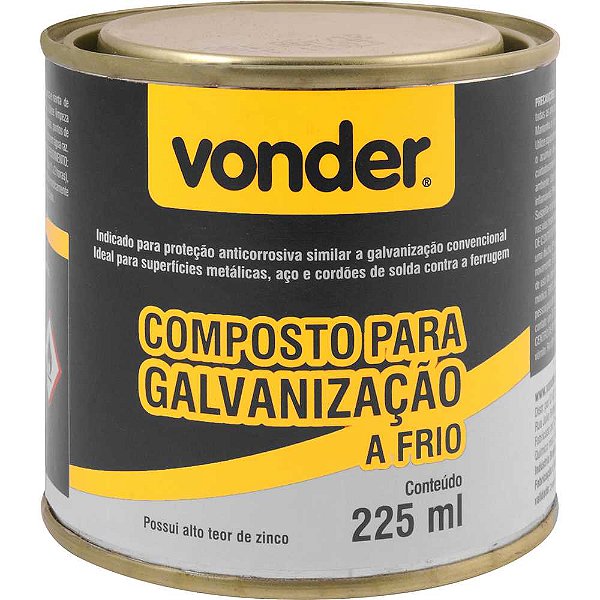 Composto para galvanização a frio 225ml VONDER