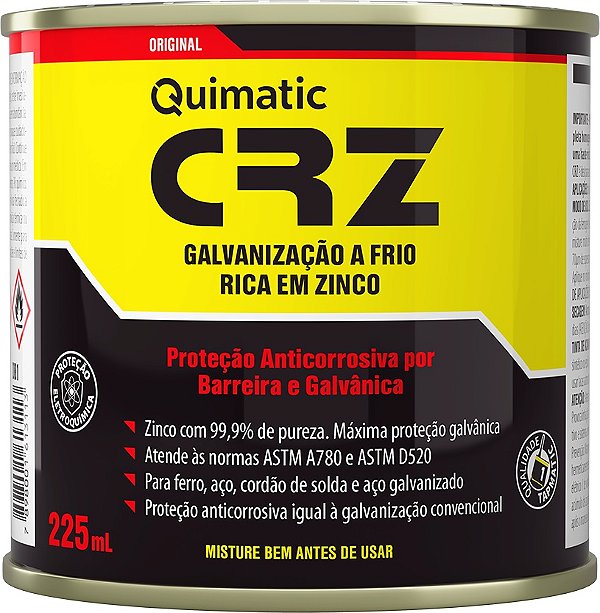 Composto para galvanização a frio CRZ 225ml QUIMATIC