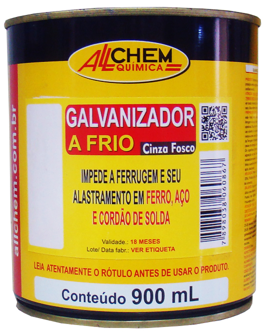 Composto para galvanização a frio 900ml ALLCHEM