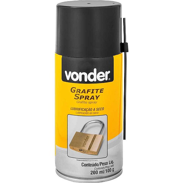 Grafite em spray 200 ml/100g VONDER