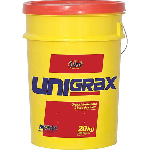 Graxa base de cálcio 30% grafitada 20kg Unigrax GRF-2 30 INGRAX
