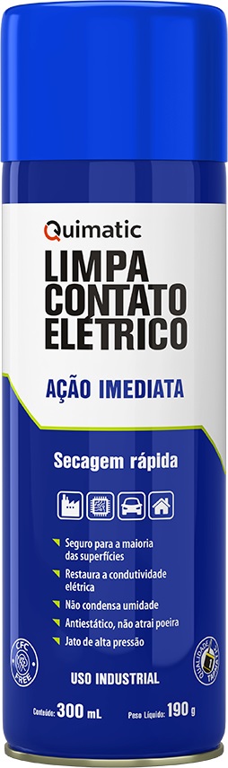 Limpa contato ação imediata 300ml QUIMATIC