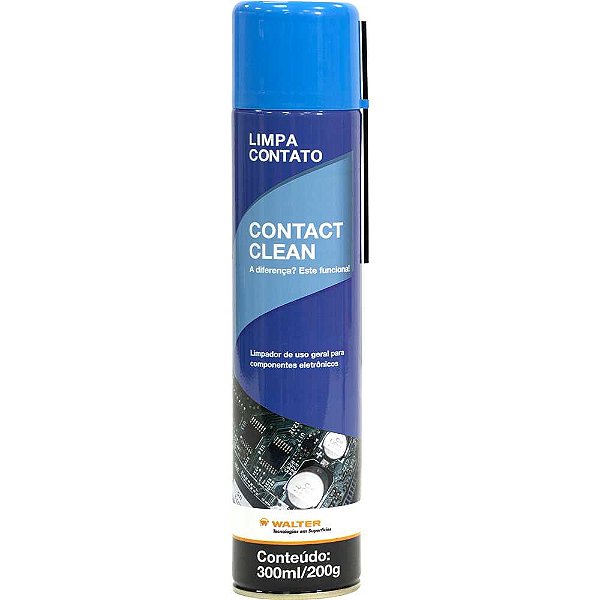 Limpador de contatos elétricos 300 ml/200g incolor em spray CONTACT CLEAN 53C712 WALTER