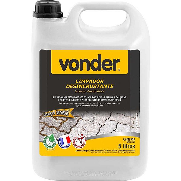 Limpador desincrustante 5 litros VONDER