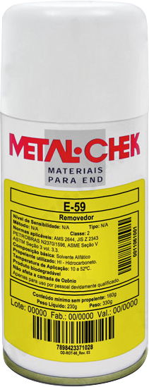 Liquido removedor 230g E-59 METAL-CHEK