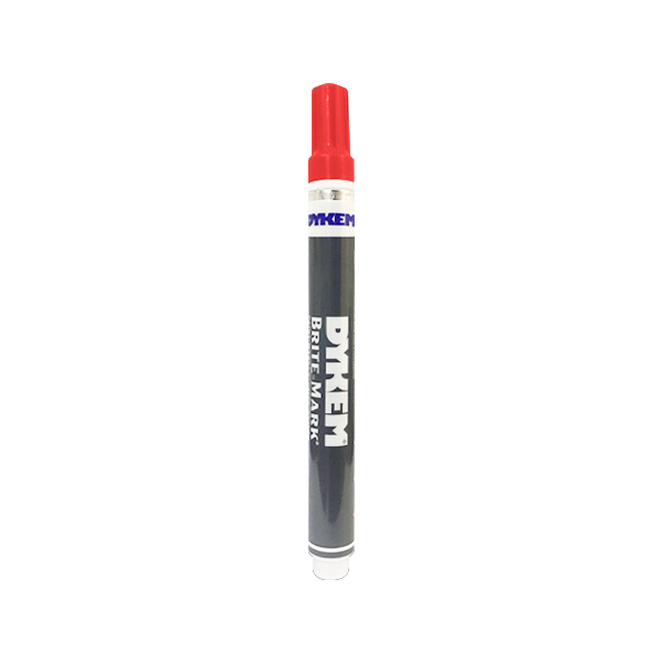 Marcador industrial 840 vermelho tipo caneta DYKEN