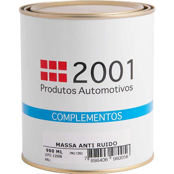 Massa antirruído 900ml preta 2001