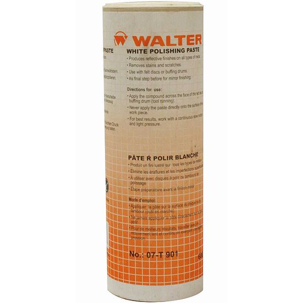 Massa para polir branca INOX WALTER