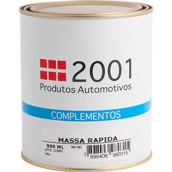 Massa rápida cinza 900ml 2001