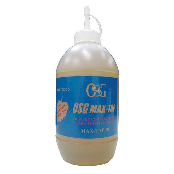 Óleo de corte para todos os metais exceto cobre 0,5L MAX-TAP10 OSG