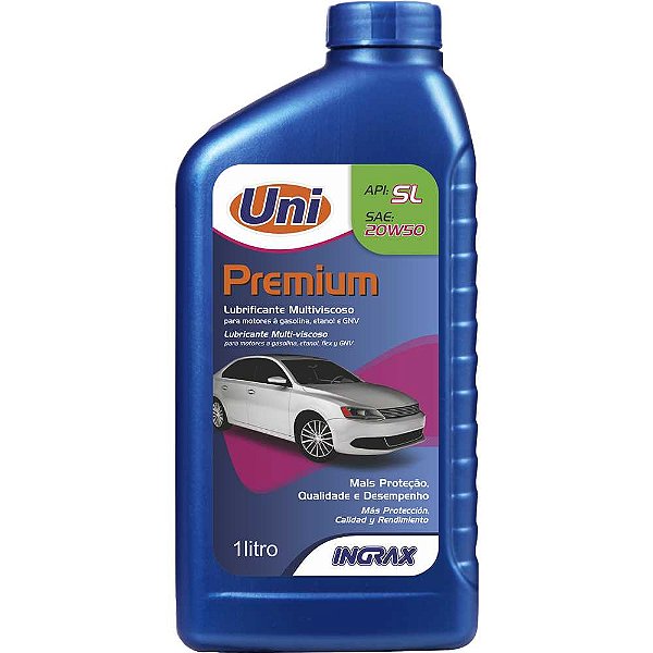Óleo lubrificante Uni SL 20W50 1 litro INGRAX