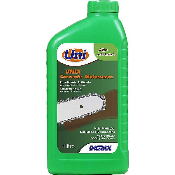 Óleo para corrente de motoserra unix 1 litro UNI INGRAX