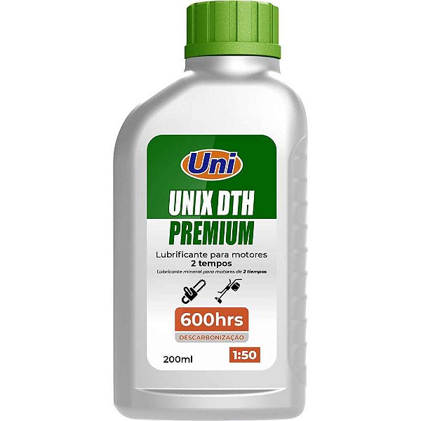Óleo para motor 2 tempos 200ml UNIX DTH PREMIUM UNI INGRAX