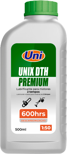Óleo para motor 2 tempos 500ml UNIX DTH PREMIUM UNI INGRAX