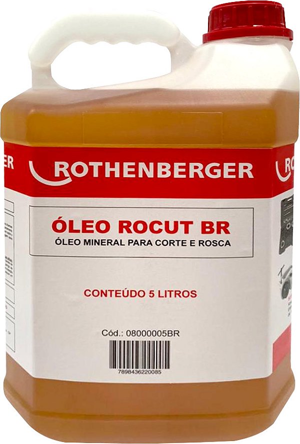 Óleo para realizar rosca e corte 5L ROCUT BR ROTHENBERGER