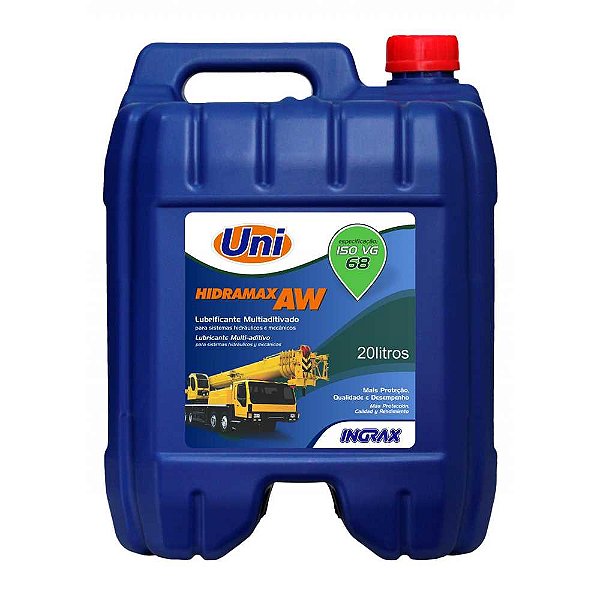 Óleo para sistemas hidráulicos AW 68 20 litros INGRAX