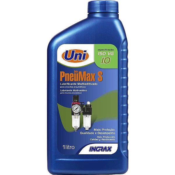 Óleo pneumático unix pneumax S-10 1L INGRAX