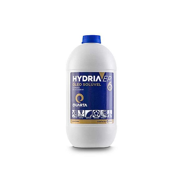 Óleo sintético solúvel para usinagem 1 litro biodegradável HYDRIA-EP 101 AMPHORA