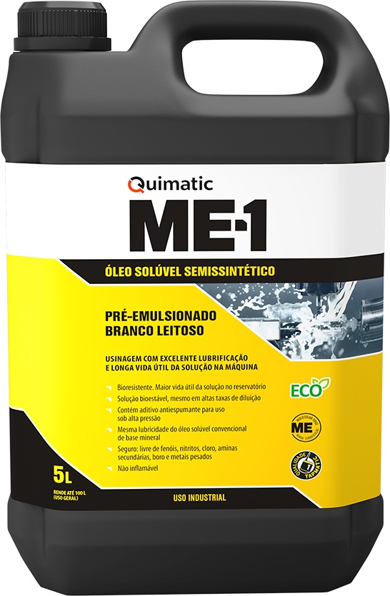 Óleo solúvel ME1 5 litros QUIMATIC