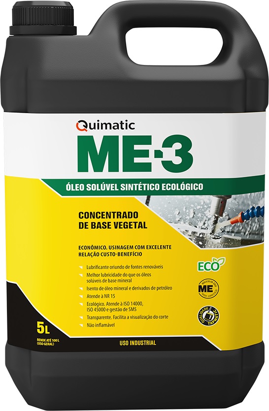 Óleo solúvel ME3 5 litros QUIMATIC