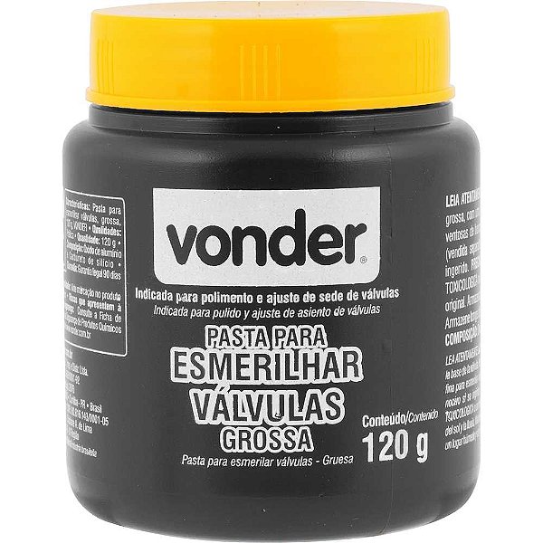Pasta para esmerilhar válvulas grossa 120g VONDER