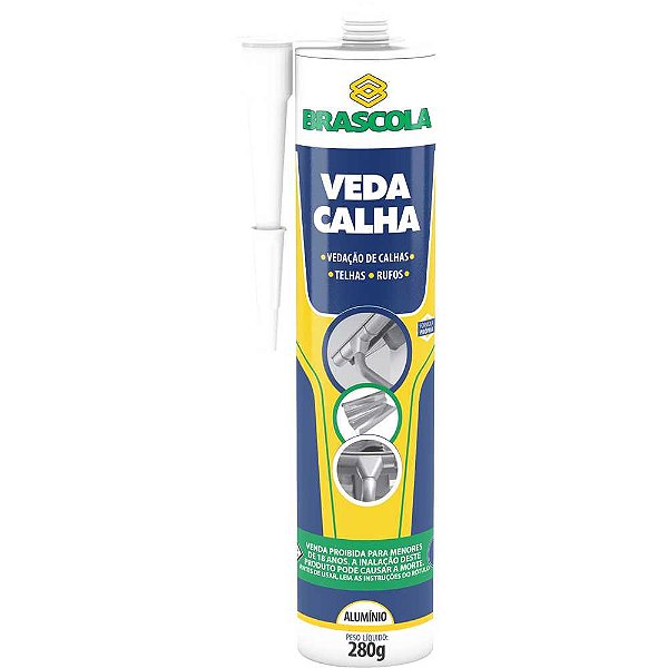 Veda calha 280g alumínio 3030002 BRASCOLA