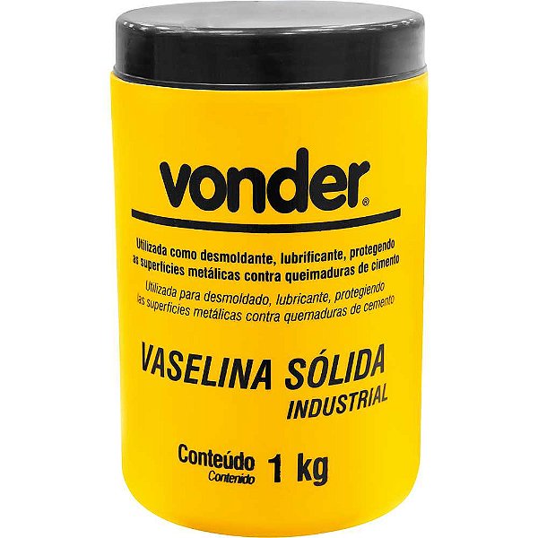 Vaselina sólida industrial 1kg VONDER
