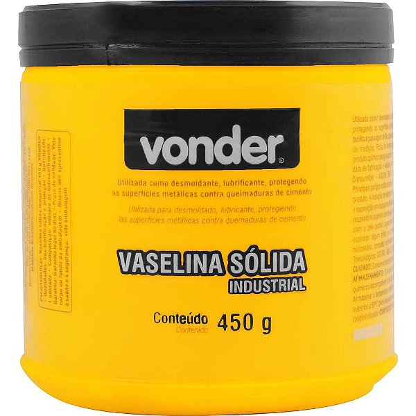 Vaselina sólida industrial 450g VONDER