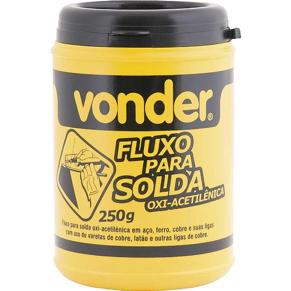 Fluxo para solda latão e bronze com 250g VONDER