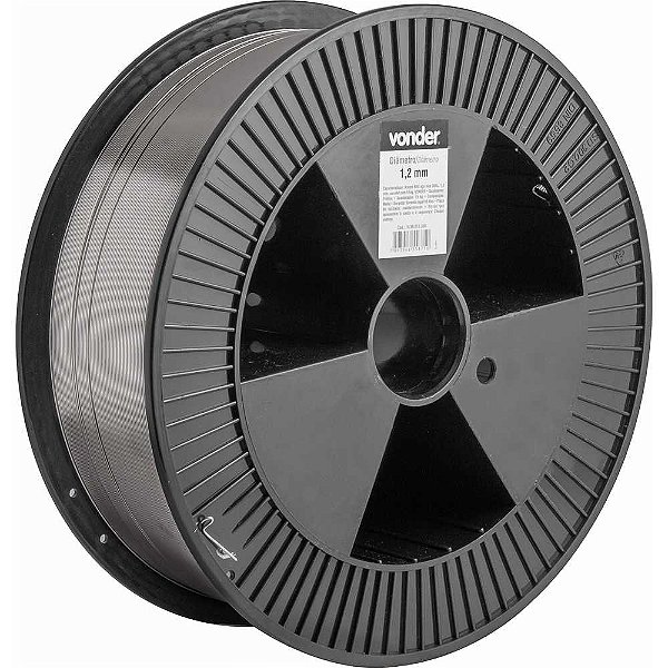Arame MIG aço inox 308L 1,2mm carretel com 15kg VONDER