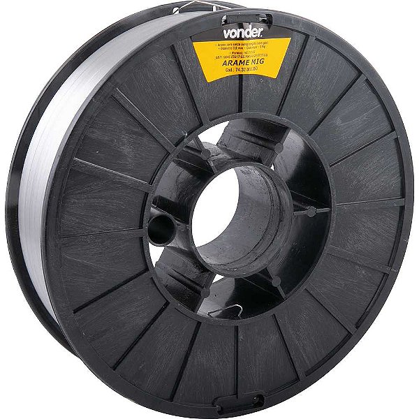 Arame Autoprotegido 0,8mm carretel plástico com 5kg sem gás VONDER