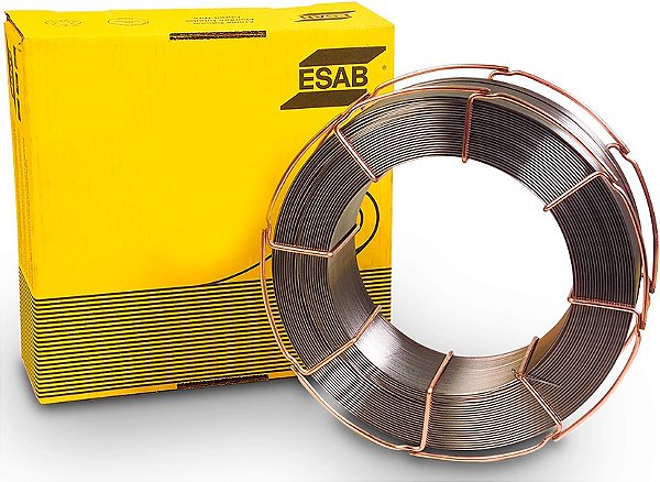 Arame tubular E71T-1C com 1,2mm embalagem com 16kg Tubrod dual shield ESAB