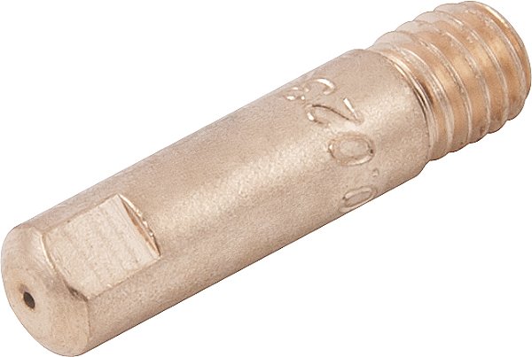 Bico de contato 0,6mm x 25mm para tocha TMV 153 pacote com 5 unidades VONDER