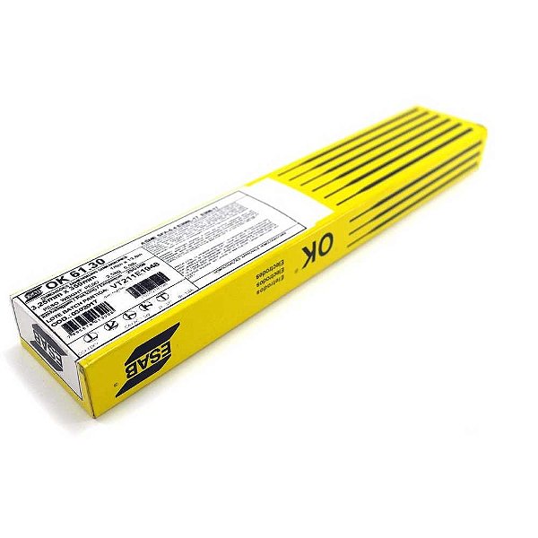 Eletrodo revestido para inox 2kg AWS E308L-17 com 1,60mm OK6130 ESAB