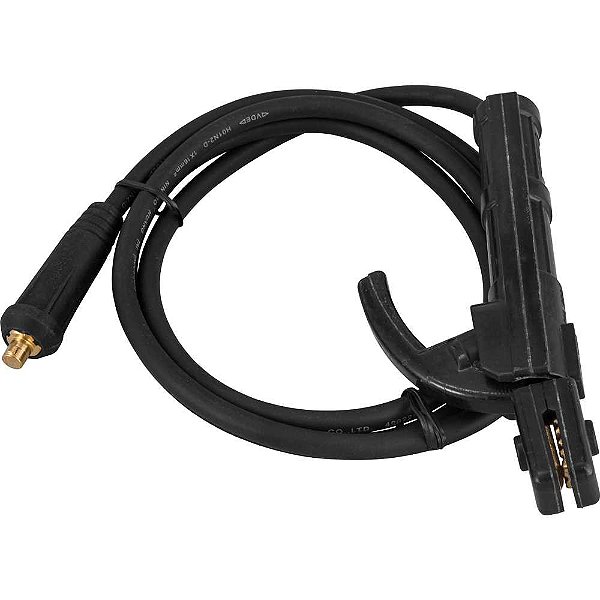 Cabo de solda com porta-eletrodo 16 mm² x 2m engate baioneta 9mm VONDER