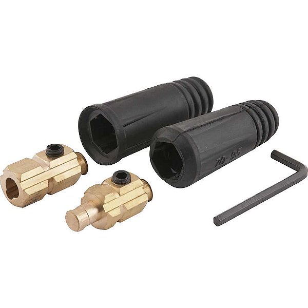 Conector rápido macho e fêmea 13mm para cabo de solda VONDER