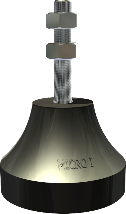 Amortecedor/sapata antivibratório micro I 5/16" VIBRA-STOP