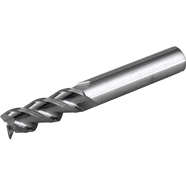 Fresa topo 8,0mm em metal duro 3 cortes polida VONDER