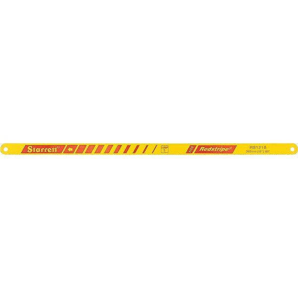 Lâmina de serra manual 12" x 1/2" com 18 dentes rígida caixa com 50 peças RS1218 STARRETT