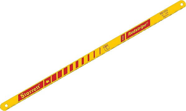 Lâmina de serra manual 12" x 1/2" com 24 dentes rígida caixa com 50 peças RS1224 STARRETT