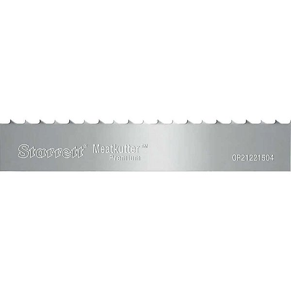 Lâmina de serra fita aço carbono para cortar carne kit com 5 peças 1,82m x 16mm x 0,46mm 6 dentes Skip Meatkutter Premium MKP STARRETT
