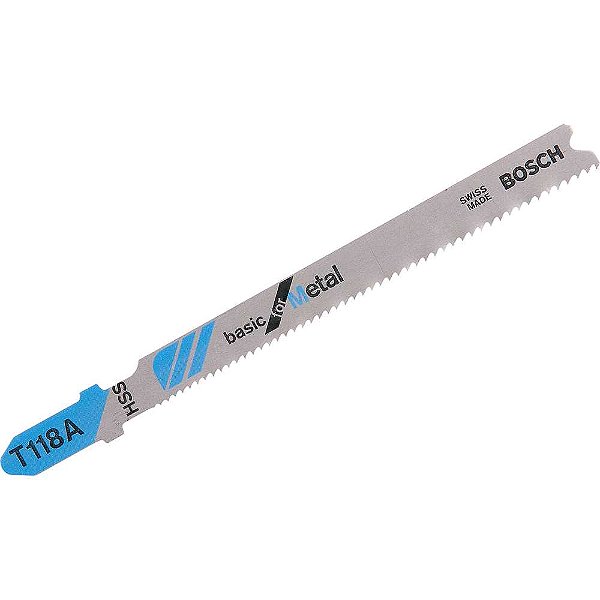 Lâmina de serra tico-tico 67mm encaixe T T-118-A BOSCH