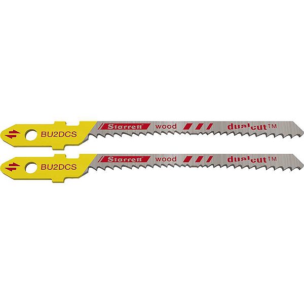 Lâmina de serra tico-tico cartela com 2 peças BU2DCS-2 STARRETT
